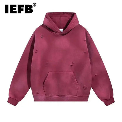 Trendy Ink-Splash Hoodie Set