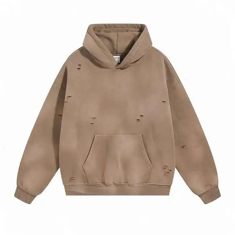 Trendy Ink-Splash Hoodie Set