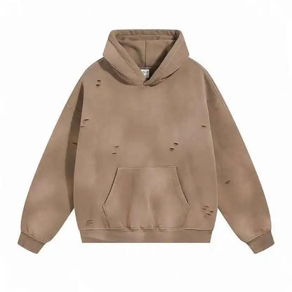 Trendy Ink-Splash Hoodie Set