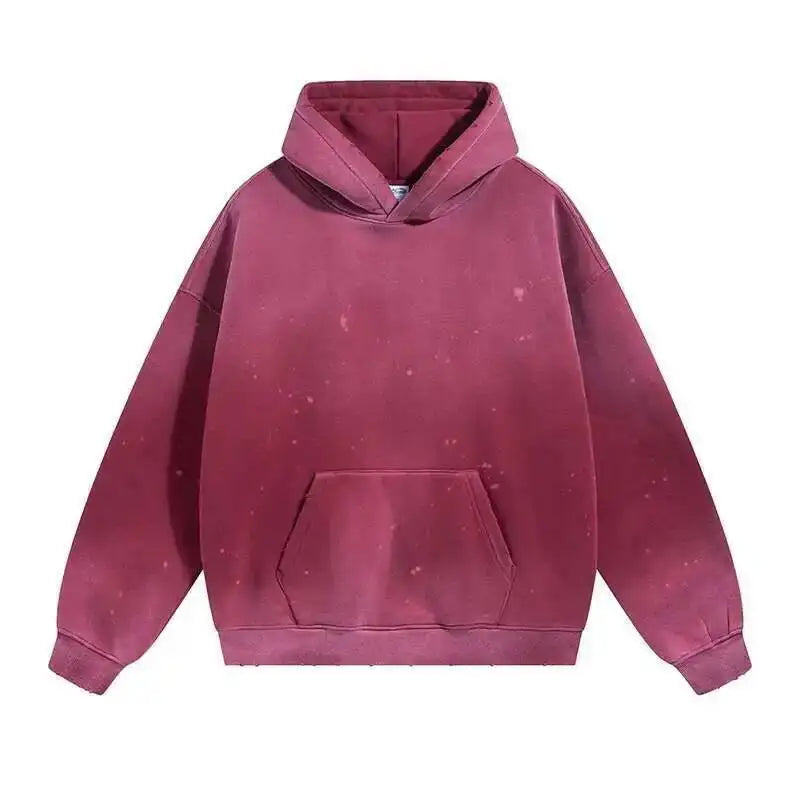 Trendy Ink-Splash Hoodie Set
